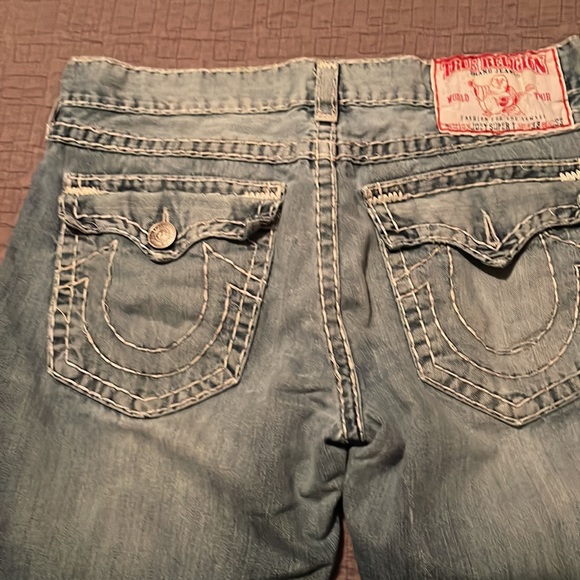 👖Vintage True Religion men's bleu jeans Size 38. - Picture 10 of 14